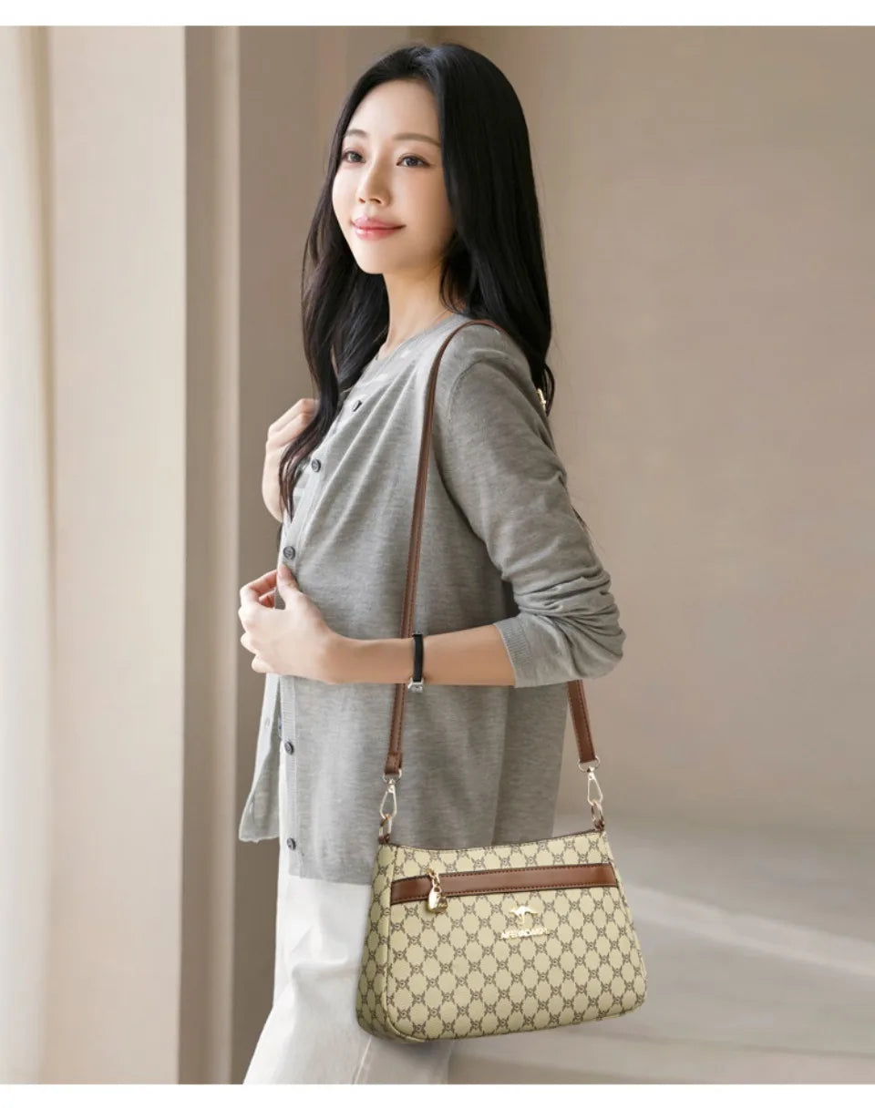 Genuine Brand Quality Soft Pu Leather Shoulder Crossbody Bag Luxury Handbags Women Bags Designer Female Messenger Bag 2026