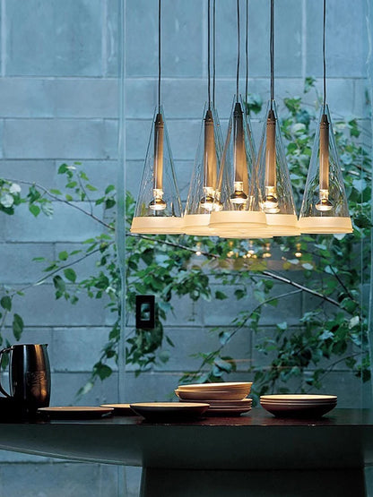 Modern Art Deco Pendant Lights New Creative Living Room Villa Designer Taper Glass Hanging Lamps Ceiling Minimalist Decor Trendy