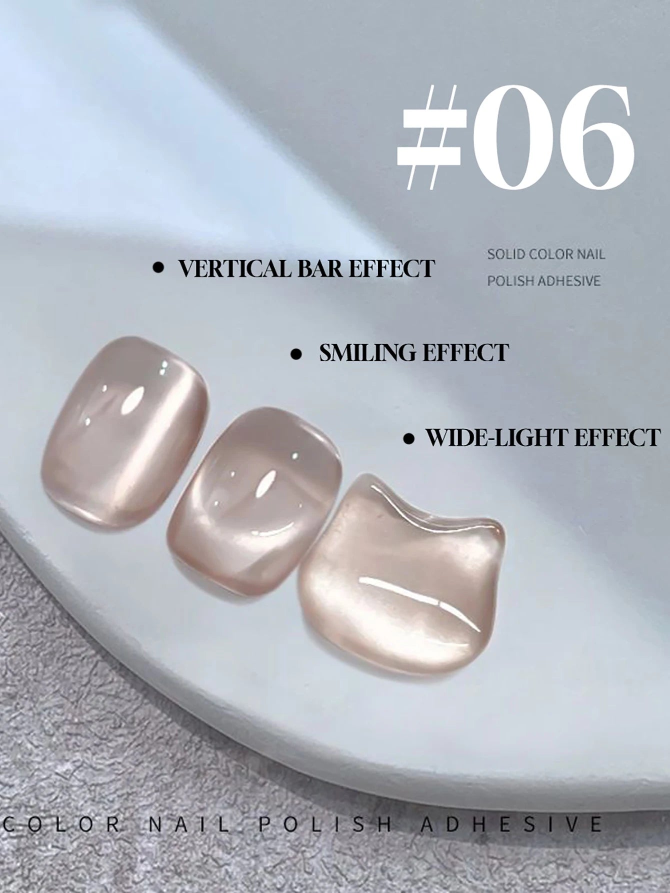 1-24pcs WS Romantic Purple Cat Eye Gel Nail Polish New Style Super Flash Versatile Whitening Purple Glass Bead Cat Nail Salon