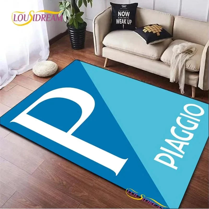 Modern Fashion Piaggios Moto Carpet for Living Room Bedroom Sofa Area Rug decor Kitchen un-slip floor Mat Alfombra birthday gift