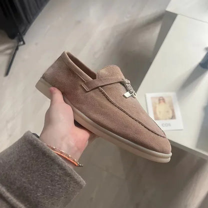 Not Logo Women's Adult Summer Rubber Casual Stitching Flats Sandals - Low Price