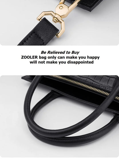New Arrived ZOOLER Woman Genuine Leather Bag Real Skin Female Shoulder Bags for Business Ladies Top Handle Handbags Purse#wg383
