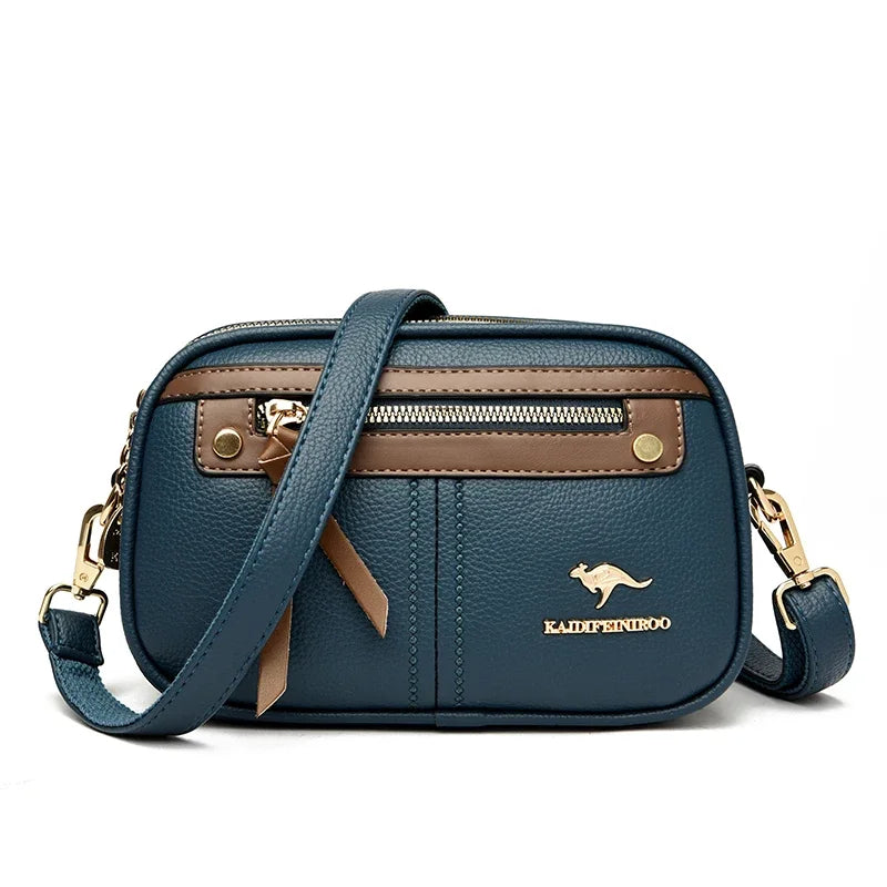 Genuine  3 Layers Luxury Designer Purses and Handbags Women Bag High Quality Leather Shoulder Sac  Bags for Women 2024Sac A Main