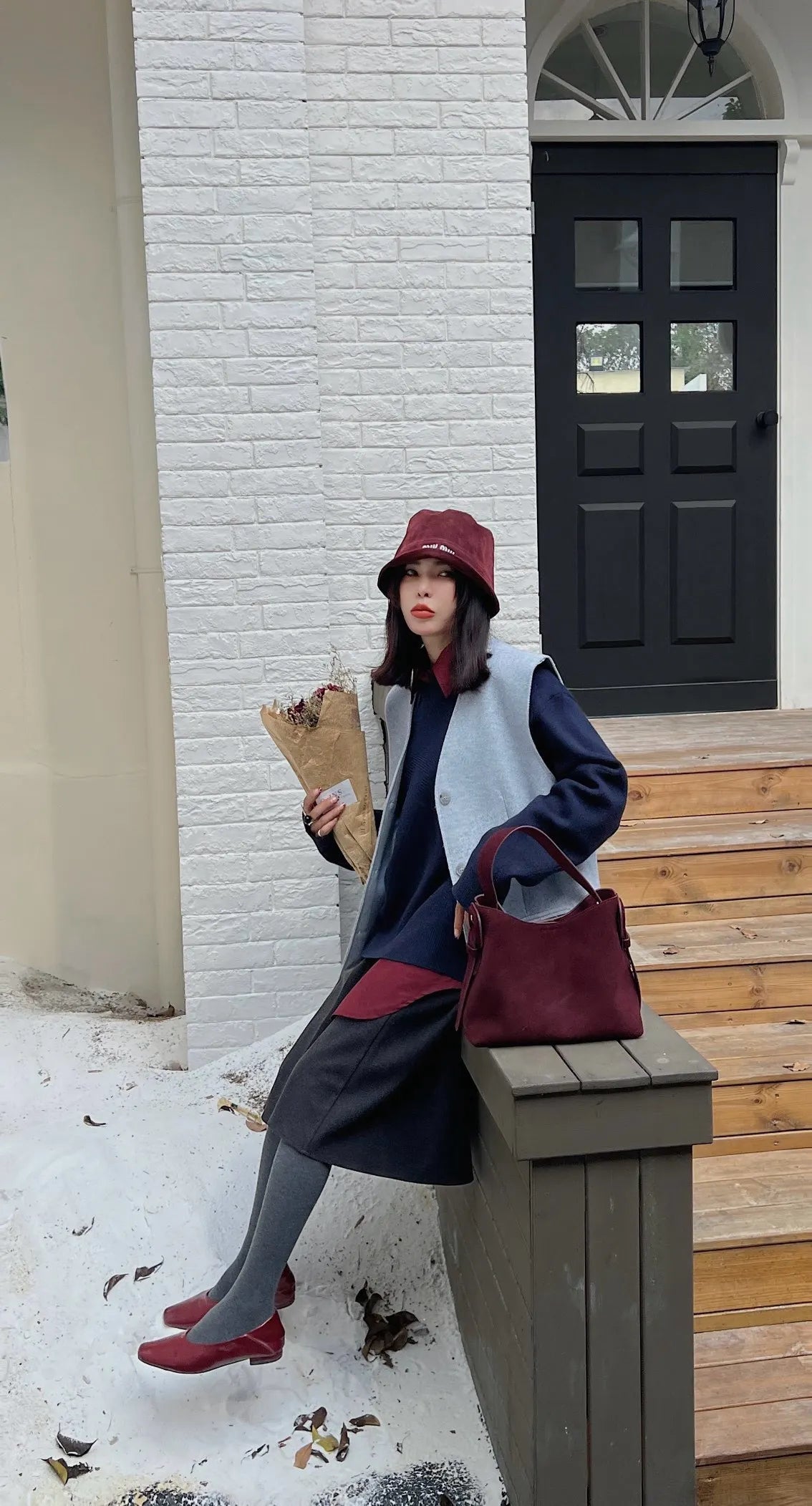 Suede Cowhide fashion ladeis shoulder cross brown bags luxury designer women coffe handbags angola red
