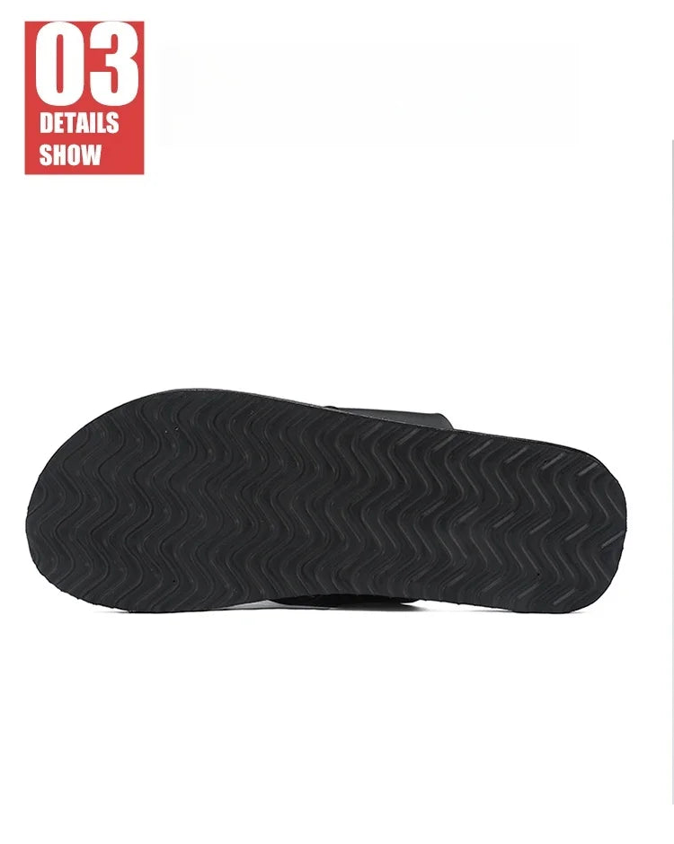 Men's slippers 2026 new summer leisure Korean fashion sports sandals light and comfortable flat bottom plus size sandals 46