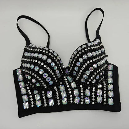 Sexy Party Corset Tops Woman Tank Streetwear Camis Bustier Fashion y2k Crop Top Women Clothes Summer Club Shirt Ladies Bra Blusa