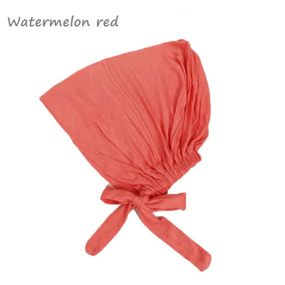 New Soft Modal Muslim Turban Hat Inner Hijab Caps Islamic Underscarf Bonnet India Hats Female Headwrap Turbante Mujer