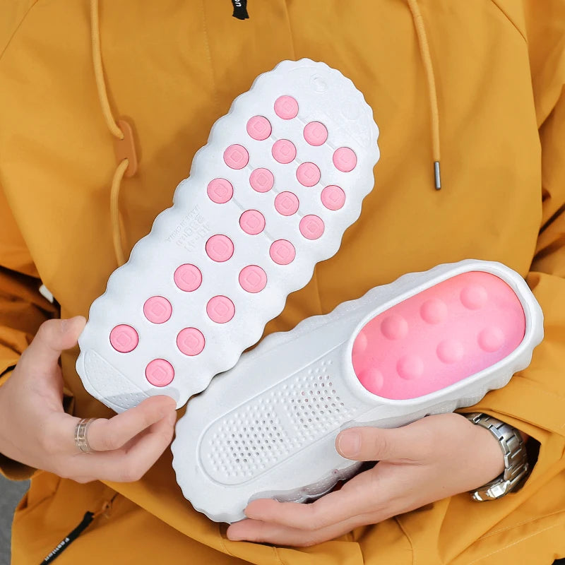 Unisex New Slippers EVA High Quality Comfortable Bathroom Indoor Non Slip Women Sandals Bedroom House Orginal Casual Design