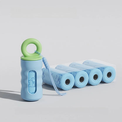 Portable Outdoor Dog Poop Bags Dispenser Stylish Pet Garbage Bags Dispenser for Dogs Cats Pet Cleaning Supplies Accessories