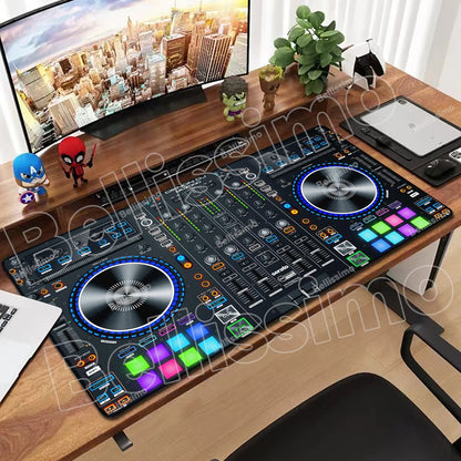 Mouse Pad Music Radio Dj Panel Gamer printon demand Custom Computer MousePad Natural Rubber Office Soft PC Accessory Desktop Pad
