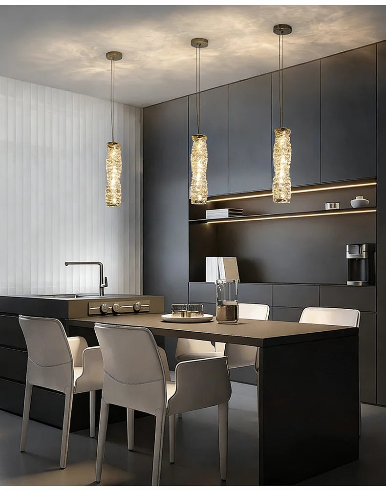 Luxury K9 Crystal Chandelier Dimmable Ceiling LED Pendant Lights Home Living Room Bedroom Indoor Atmosphere Decorative Lighting
