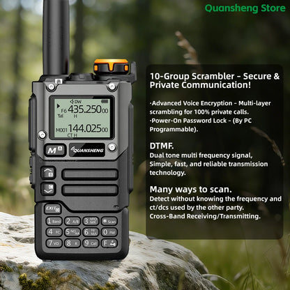 Quansheng UV K5 8 V3 Walkie Talkie Two Way Radio 2MB Memory Long Range AM FM Ham Camping Communication K6 Wireless Set Station