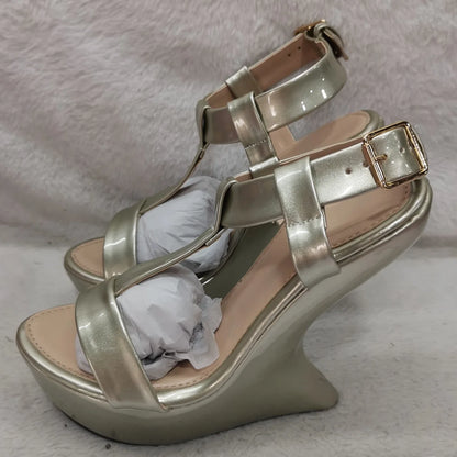 Strange Style Cross Tied Sandals Sexy Peep Toe Solid Accept Customized New Arrivals Fashion Women Runway Shoes