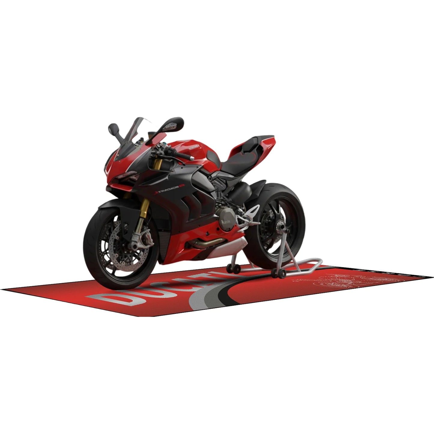 For DUCATI Garage mat motorcycle carpet racing cool motorcycle display motorcycle area carpet anti slip floor decoration carpet