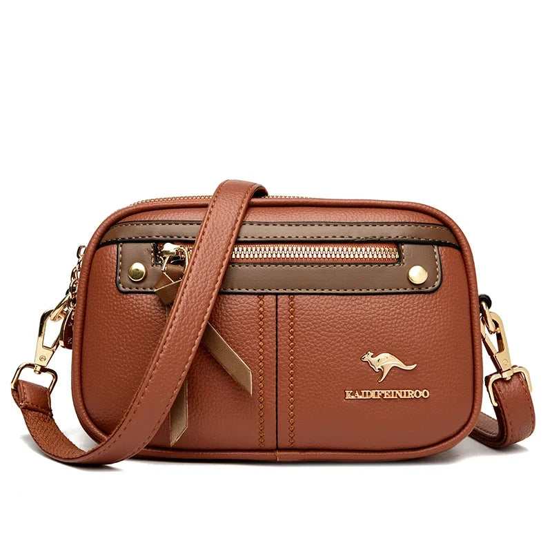 Genuine  3 Layers Luxury Designer Purses and Handbags Women Bag High Quality Leather Shoulder Sac  Bags for Women 2024Sac A Main