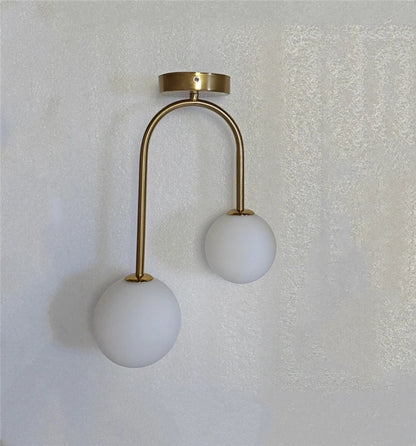 Nordic Glass Balls Ceiling Lights Restaurant Bar Home Decor Hanging Lamp Modern LED Living Room Bedroom Fixtures Indoor Lighting