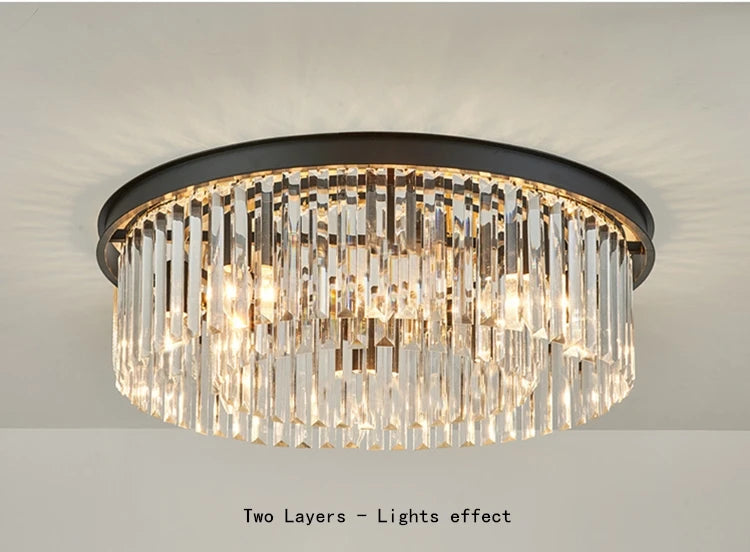Nordic Designer Luxury Ceiling Chandeliers Modern LED Crystal Pendant Lights for Bedroom Living Room Light Fixtures