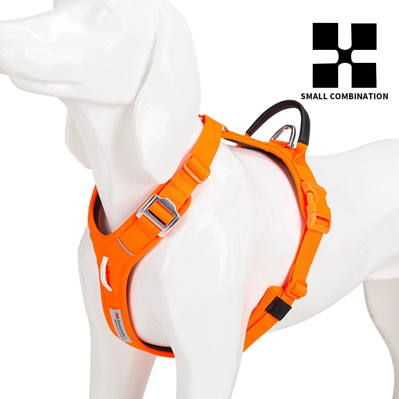 Pet Dog Harness No Pull Reflective for Small Medium Large Dog Explosionproof Vest Harness Adjustable Breathable Dog Chest Straps