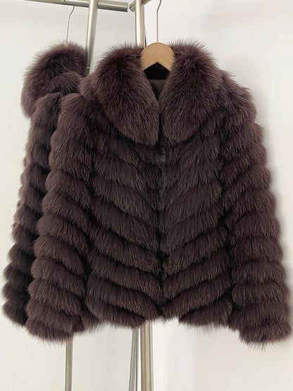 OFTBUY Custom Luxury Long Full Real Fur Coat for Women Streetwear Thick Warm Winter Real Fur Overcoat High-End Custom Outerwear