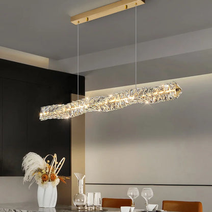 Luxury K9 Crystal Chandelier Dimmable Ceiling LED Pendant Lights Home Living Room Bedroom Indoor Atmosphere Decorative Lighting