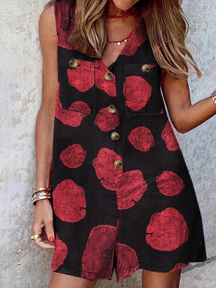 Stylish Women V Neck Sleeveless Rompers 2023 ZANZEA Summer Jumpsuits Short Playsuits Casual Solid Loose Beach Overalls Oversized