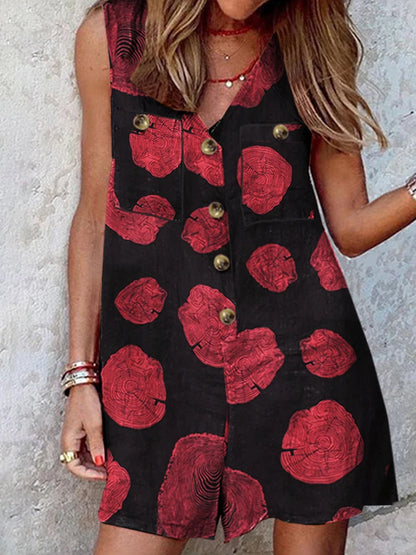Stylish Women V Neck Sleeveless Rompers 2023 ZANZEA Summer Jumpsuits Short Playsuits Casual Solid Loose Beach Overalls Oversized