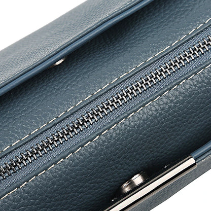 Women Genuine Leather Handbags Luxury Designer 3 Layers Cow Leather Shoulder Crossbody Bags Ladies Large Capacity Messenger Bag