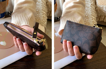 2026 New Classic Old Flower Small Wallet, Women's Mini Wallet, Coin Small Bag, Change Bag, Leather Wallet, Storage Bag, Card Bag