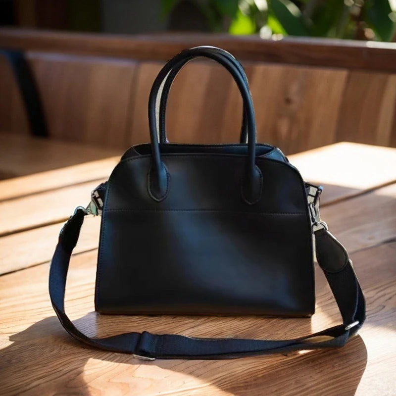 Genuine Leather The Tote Bags For Women Luxury Designer Handbag Purses 2024 New In First Layer Cowhide Large Top Handle Shoulder