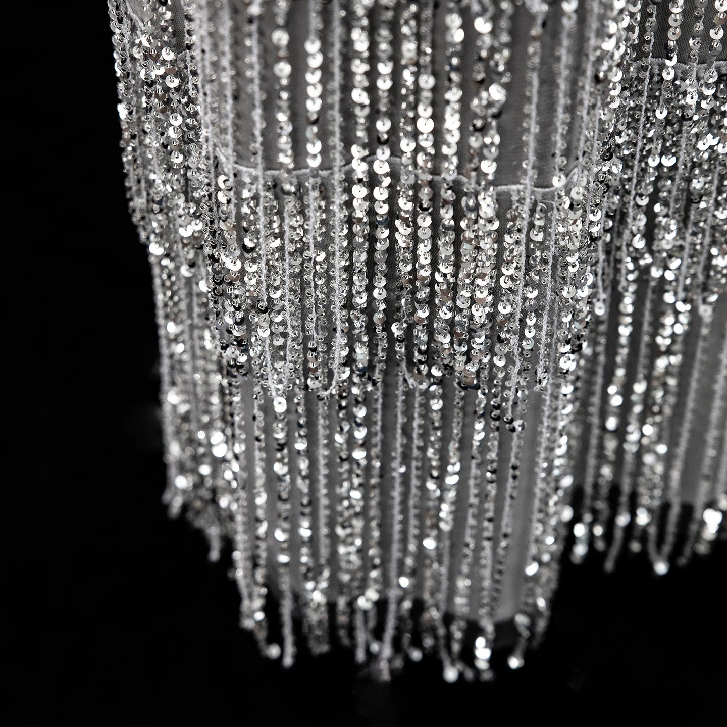 Sharon Said Two Piece Evening Dress Glitter Sequined Tassel Beaded Ruffles Women's Formal Wedding Party Gowns SS370 Customized