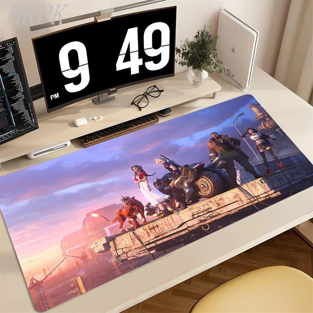 Large Game FINAL FANTASY IX Mouse Pad XXL Mouse Pad For Home Office Waterproof Deskmat Computer Mouse Pad Keyboard Mat