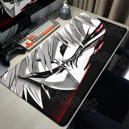 2026 New Anime HD Wallpaper Bleach Mouse Pad Laptop Gaming Keyboard Mat XXL Large 900x400mm Desk Mat Cool E-sports Mats Mousepad