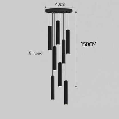 Modern home decor led lights pendant light lamps forstaircase Chandeliers for living room hanging light indoor lighting