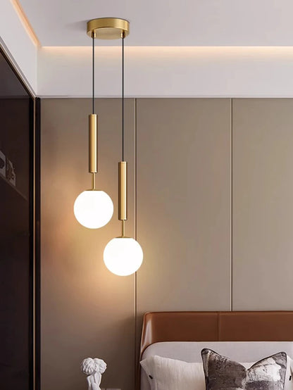 1pc Modern Home Decor LED Lights Bedroom Lamp Bedside Pendant Light Lamps LED Chandeliers Hanging Light Indoor Lighting