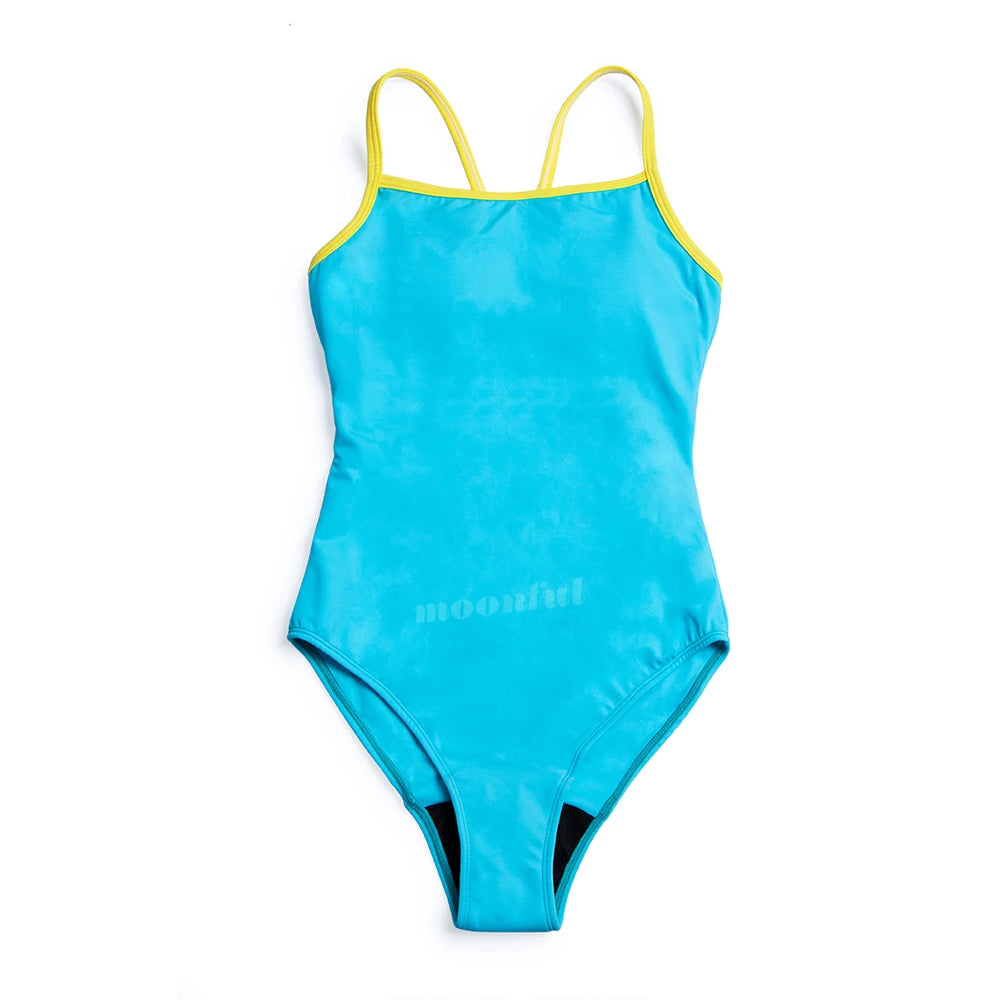 One Piece Period Swimwear Teenage Menstrual Swimsuits Menstruation Swimwear for Pool Girl Waterproof Women Period Bathing Suit