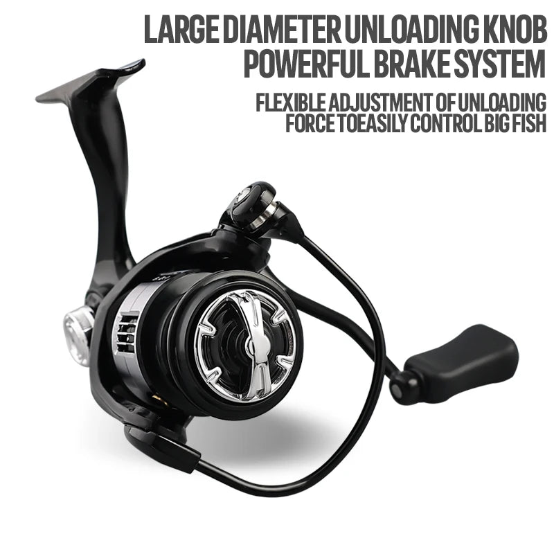 TAIYU High Quality Lightweight Spinning Fishing Reel 13+1 Bearing 5.2:1 Speed Ratio Universal Spinning Reel For All Water Areas