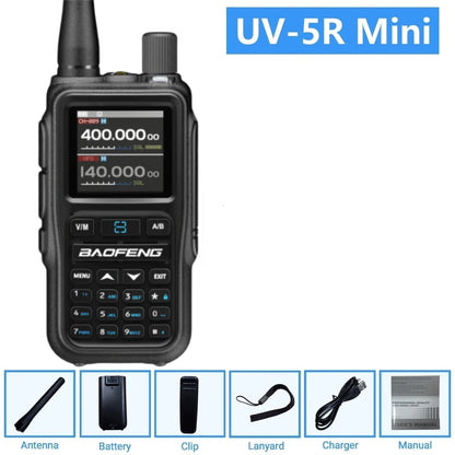 BAOFENG UV-5R Mini Air Band Receive VHF UHF Dual Band Transmit & Receive FM Amateur Ham VOX Walkie Talkie UV-5RMINI