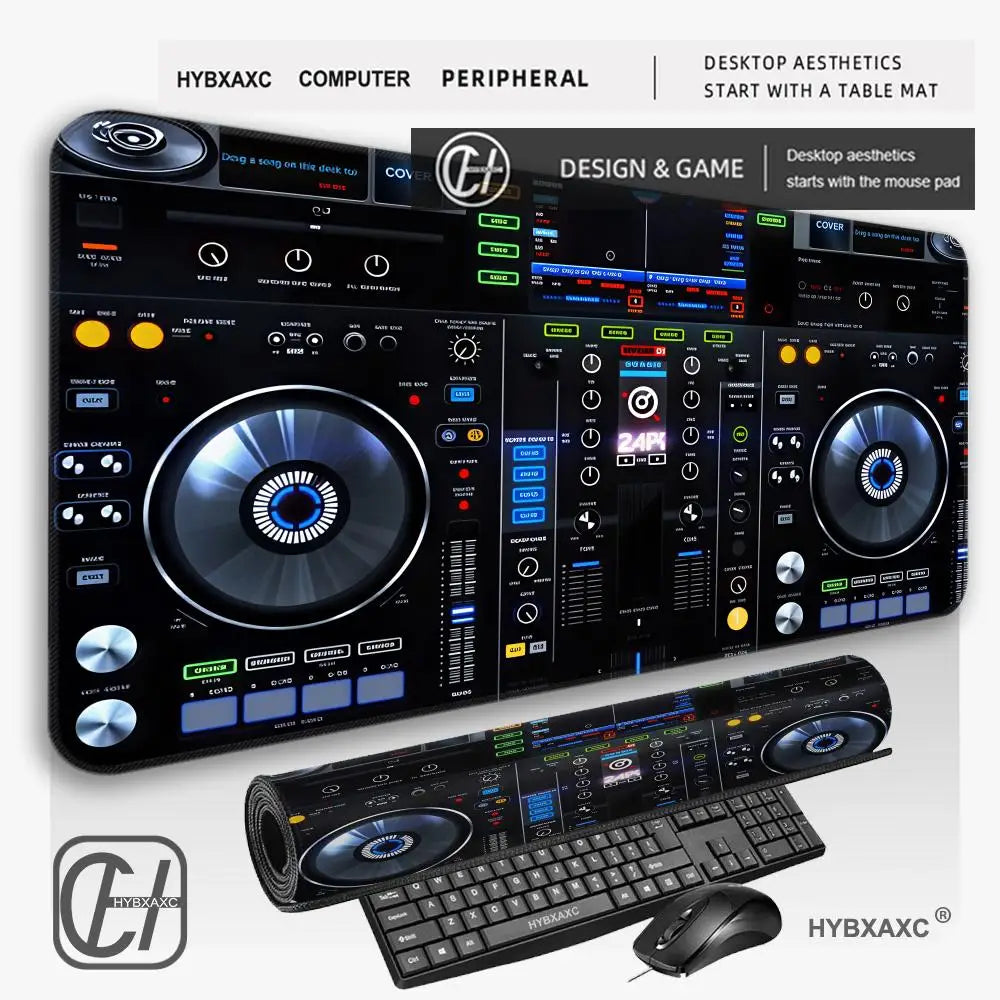 HYBXAXC gaming computer easy to operate rubber mousepad laptop radio controller workbench keyboard pad deskpad