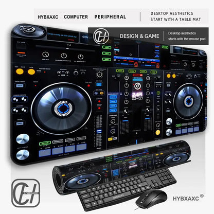 HYBXAXC gaming computer easy to operate rubber mousepad laptop radio controller workbench keyboard pad deskpad