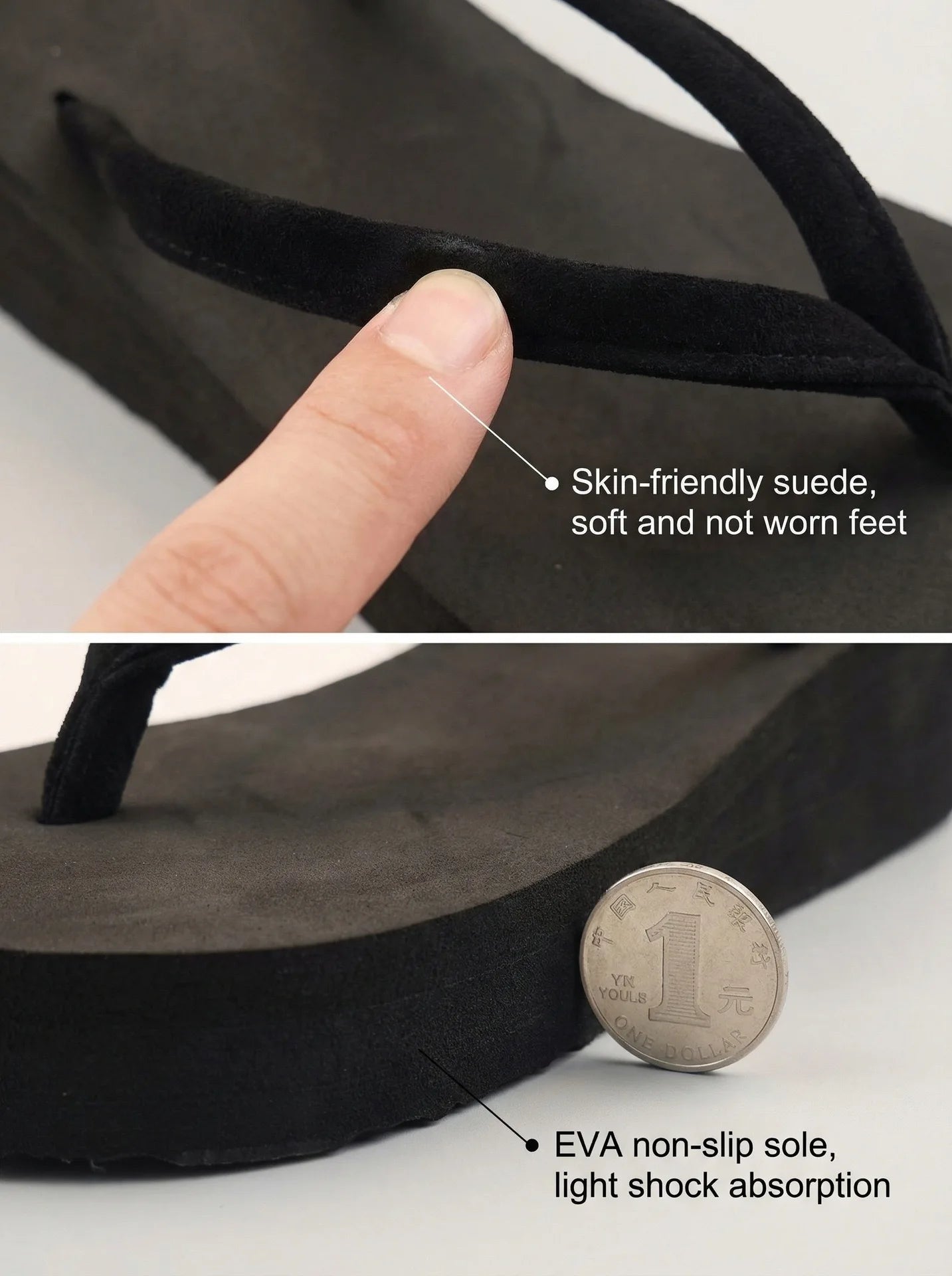 Women's Wedge Heel Flip-flops Summer Shoes Slippers 5CM  Beach Home Slippers Women's Flip-flops Foam Slippers