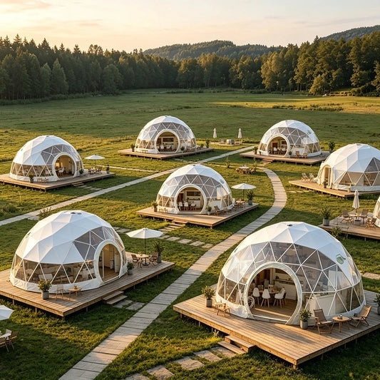 Waterproof Clear PVC Geodesic Dome Bubble Tent, Large Space OEM ODM Available for Resort Hotel Business Outdoor Camping