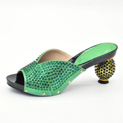 New Design Italian Shoe and Bag Set 2026 Wedding Shoes Bride Women Shoe and Bag Set Decorated with Rhinestone Luxury Shoes