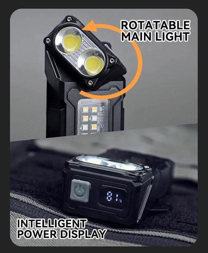 Tactical Portable Work Light EDC Flashlight Tool Mini LED Flashlight Outdoor Camping Hiking Tool MOLLE Flash Light Rechargeable