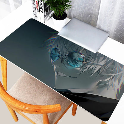 Mouse Pad Laptop Purple Japan Anime Gojo Mousepad XXL Non Slip Keyboard Rug PC J-jujutsu K-kaisen Extended Desk Mat For Boy Gift