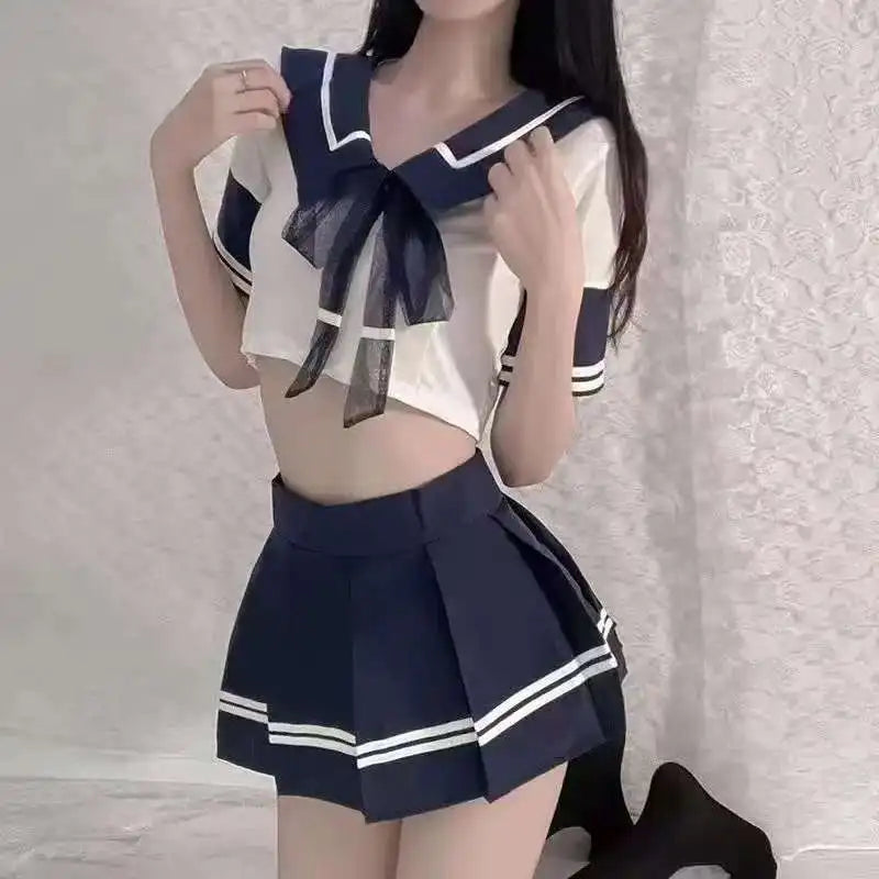 Women Sexy Lingerie Cute Bride Role Play Outfits Cosplay Wedding Dress Crotchless Bodysuit Erotic Babydoll Costume Sets