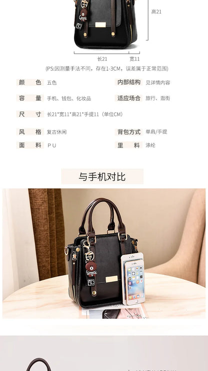 Luxury Brand Designer Women'S Handbag Fashion New Trend Shoulder Bag Classic Retro Crossbody Bag Commuting Small Square Bag