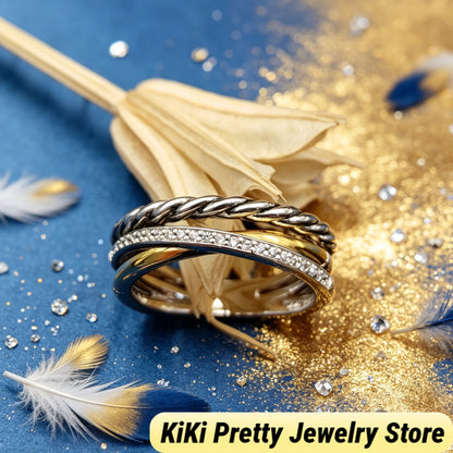 2026 New Fashion Elegant Luxury Jewelry Couple Set Rings Minimalist Everyday Wear & Party Jewelry