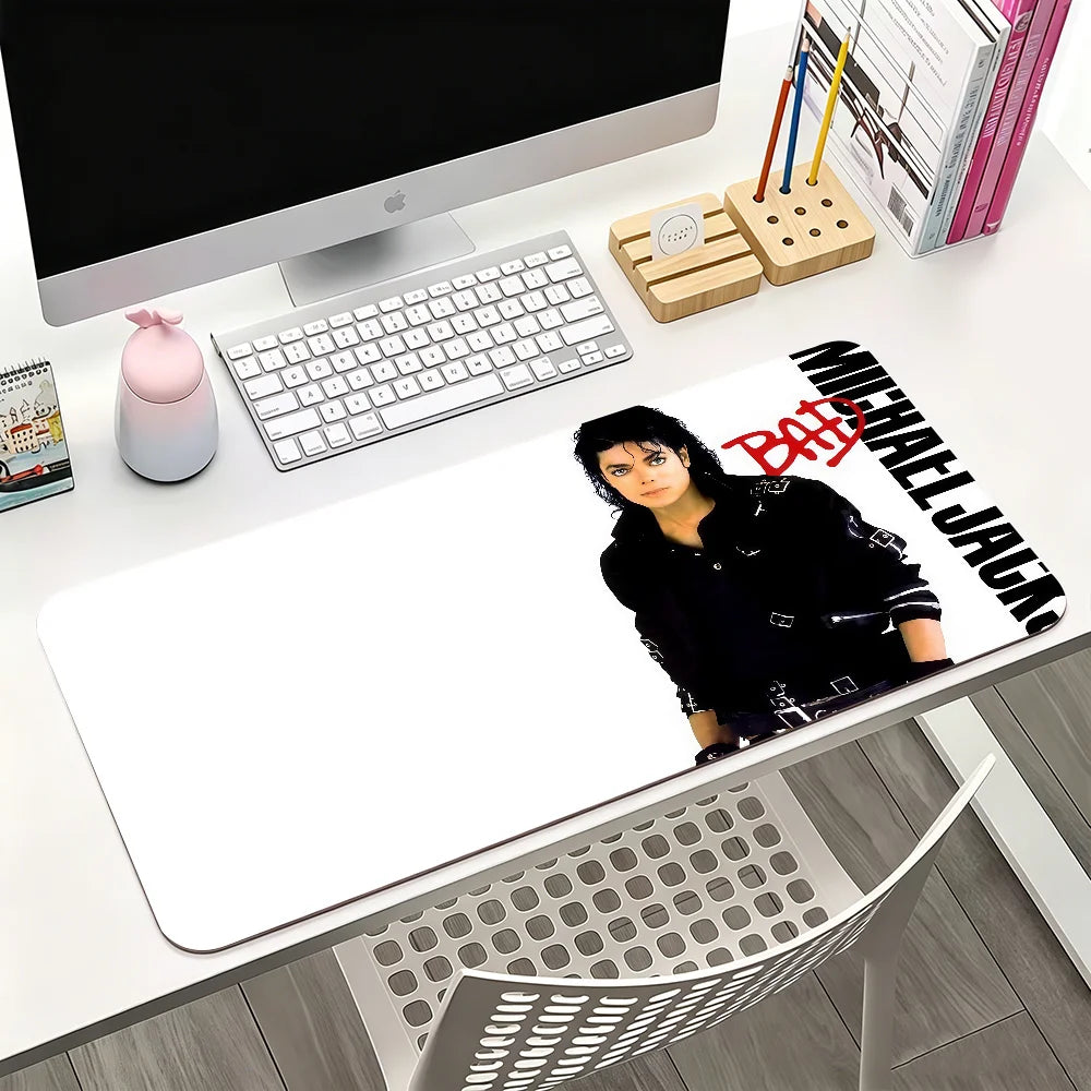 Classic Singer M-Michael Jackson Mouse Pad For Office Gaming And Keyboards Non-Slip Large Waterproof