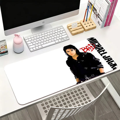 Classic Singer M-Michael Jackson Mouse Pad For Office Gaming And Keyboards Non-Slip Large Waterproof