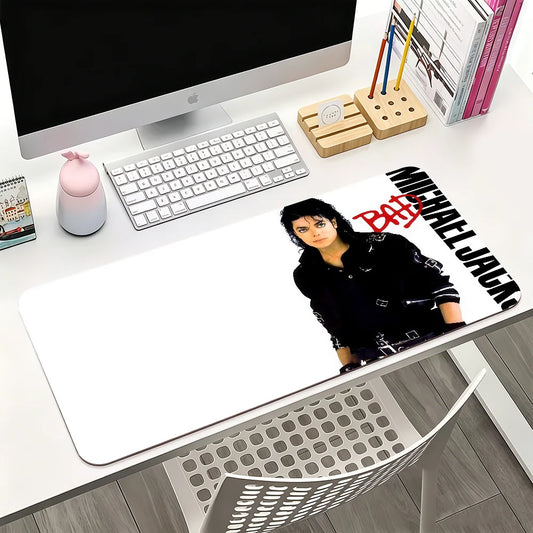 Classic Singer M-Michael Jackson Mouse Pad For Office Gaming And Keyboards Non-Slip Large Waterproof